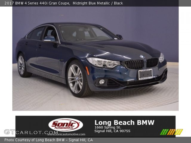 2017 BMW 4 Series 440i Gran Coupe in Midnight Blue Metallic