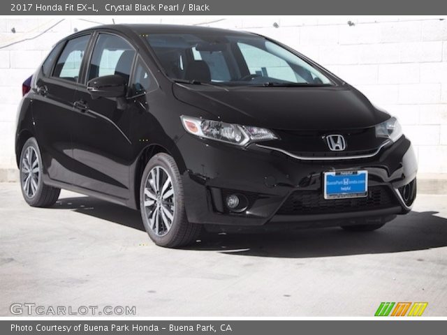 2017 Honda Fit EX-L in Crystal Black Pearl