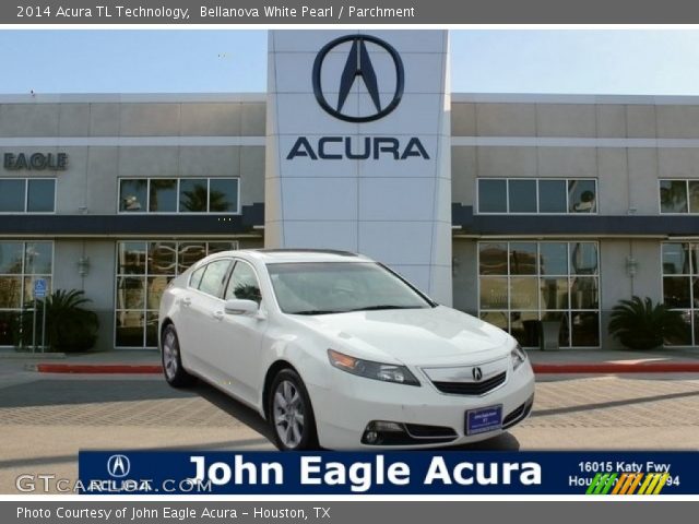 2014 Acura TL Technology in Bellanova White Pearl