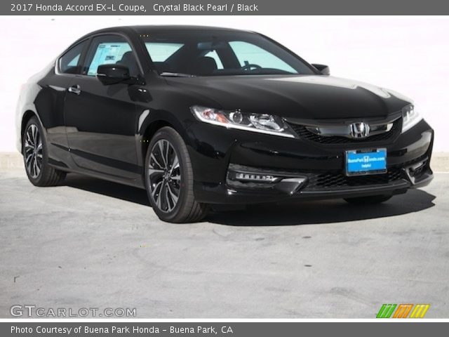 2017 Honda Accord EX-L Coupe in Crystal Black Pearl