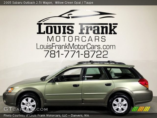 2005 Subaru Outback 2.5i Wagon in Willow Green Opal
