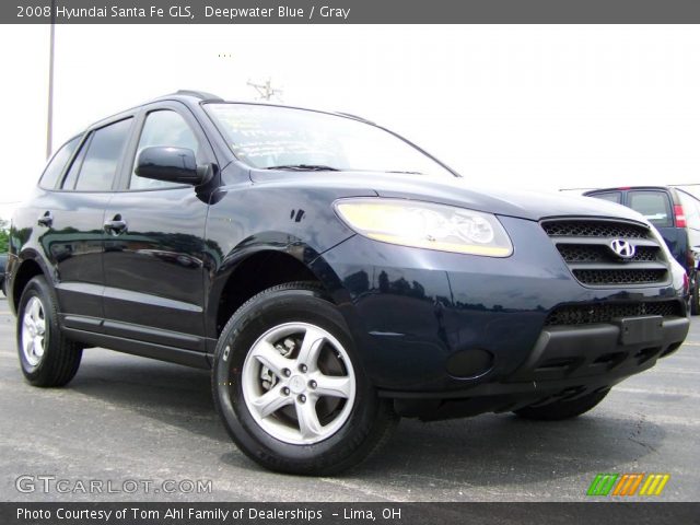 2008 Hyundai Santa Fe GLS in Deepwater Blue
