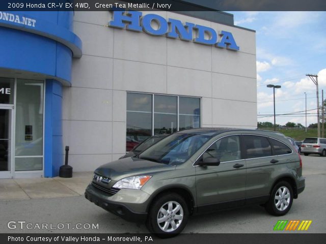 2009 Honda CR-V EX 4WD in Green Tea Metallic