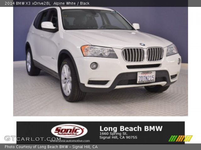 2014 BMW X3 xDrive28i in Alpine White