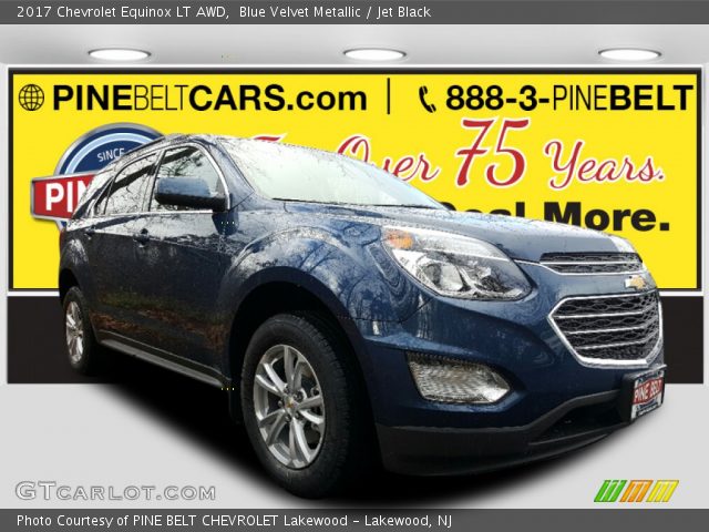 2017 Chevrolet Equinox LT AWD in Blue Velvet Metallic