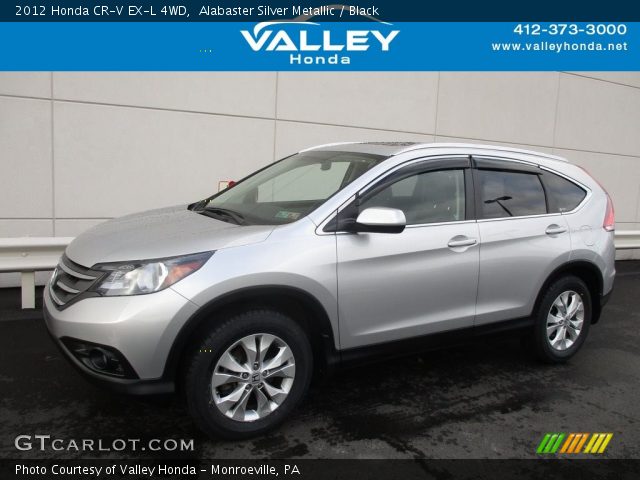 2012 Honda CR-V EX-L 4WD in Alabaster Silver Metallic