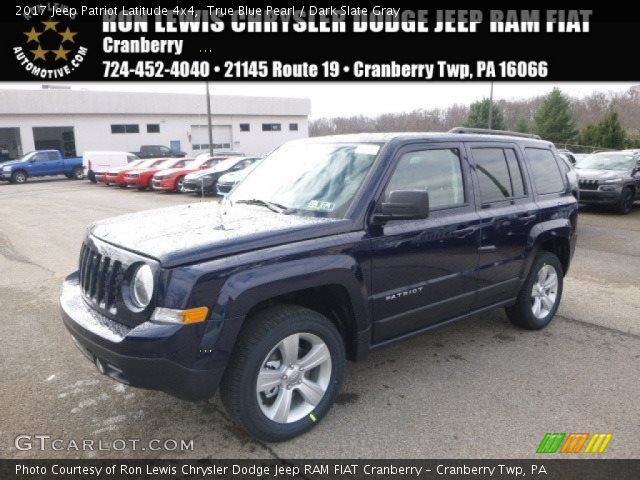 2017 Jeep Patriot Latitude 4x4 in True Blue Pearl