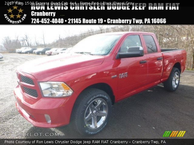2017 Ram 1500 Express Quad Cab 4x4 in Flame Red