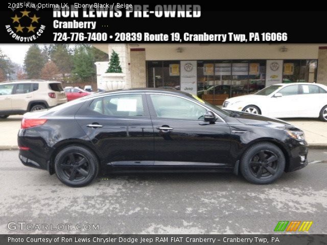 2015 Kia Optima LX in Ebony Black