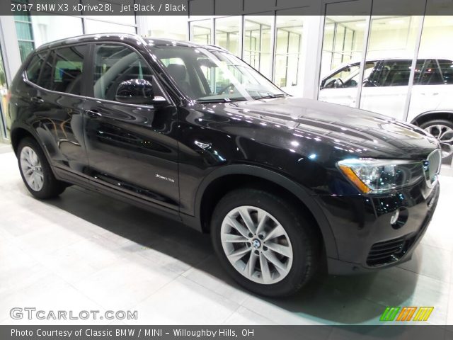 2017 BMW X3 xDrive28i in Jet Black