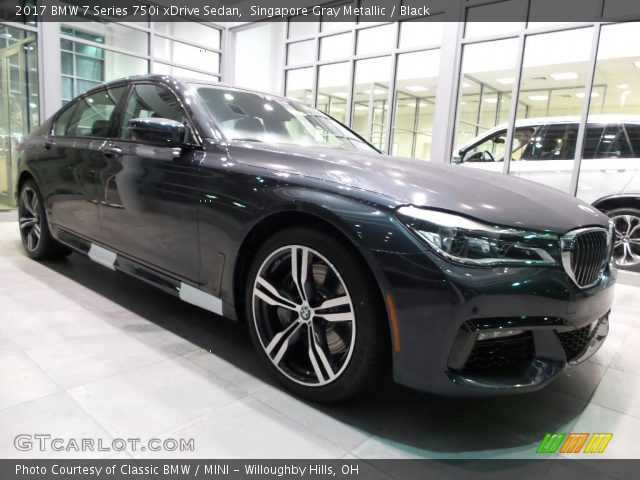 2017 BMW 7 Series 750i xDrive Sedan in Singapore Gray Metallic
