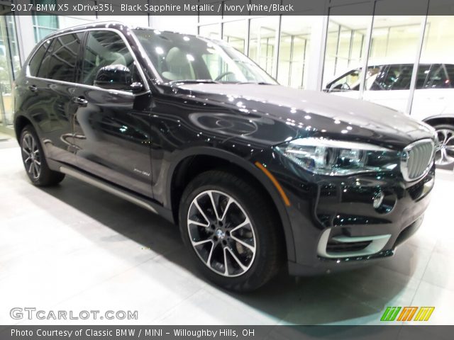 2017 BMW X5 xDrive35i in Black Sapphire Metallic