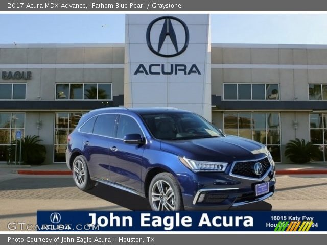 2017 Acura MDX Advance in Fathom Blue Pearl