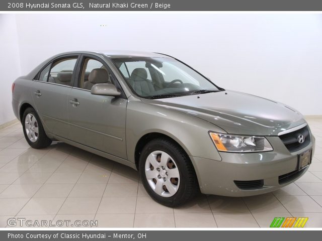 2008 Hyundai Sonata GLS in Natural Khaki Green