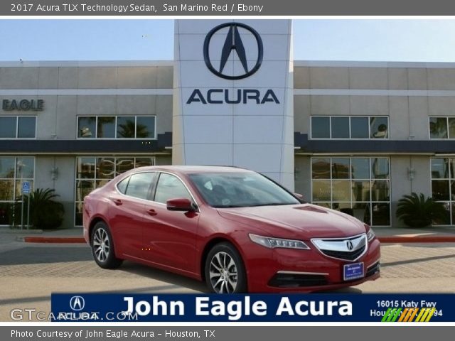 2017 Acura TLX Technology Sedan in San Marino Red
