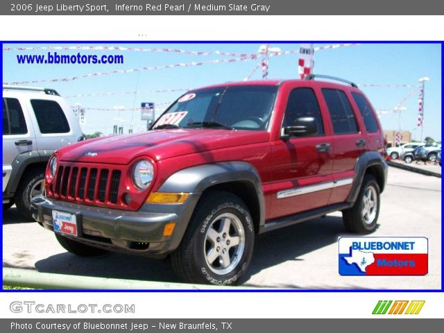 2006 Jeep Liberty Sport in Inferno Red Pearl