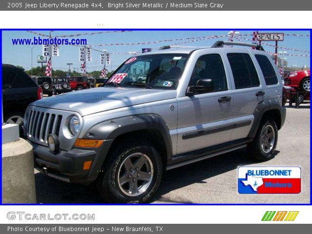 2005 Jeep Liberty Renegade 4x4 in Bright Silver Metallic