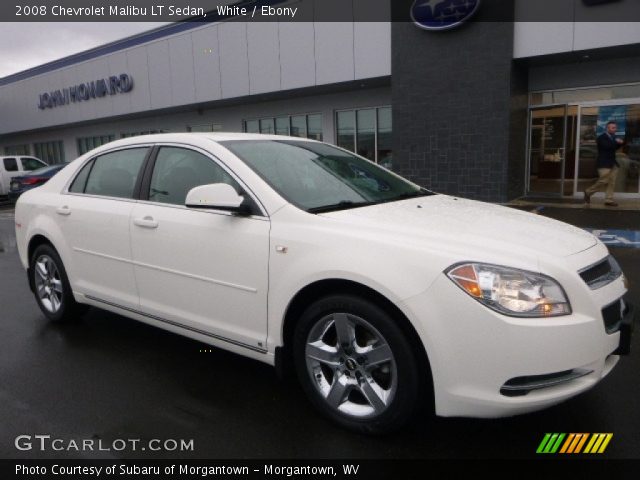 2008 Chevrolet Malibu LT Sedan in White