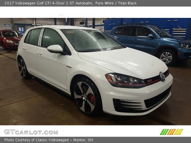 2017 Volkswagen Golf GTI 4-Door 2.0T Autobahn in Pure White