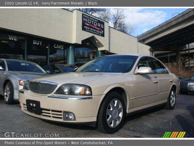 2003 Lincoln LS V6 in Ivory Parchment Metallic