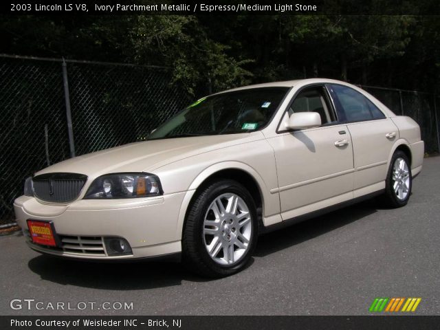 2003 Lincoln LS V8 in Ivory Parchment Metallic