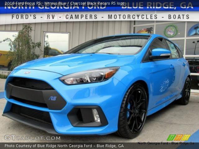 2016 Ford Focus RS in Nitrous Blue
