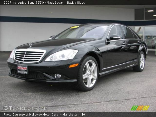 2007 Mercedes-Benz S 550 4Matic Sedan in Black