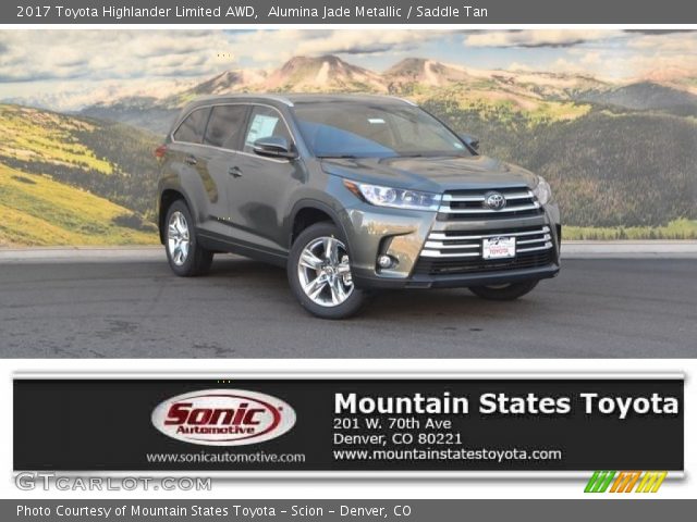 2017 Toyota Highlander Limited AWD in Alumina Jade Metallic