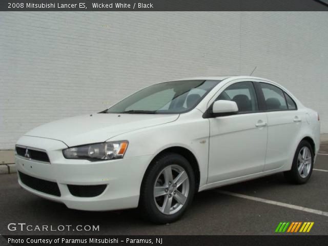 2008 Mitsubishi Lancer ES in Wicked White