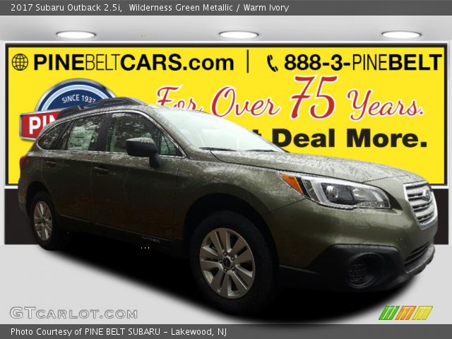 2017 Subaru Outback 2.5i in Wilderness Green Metallic