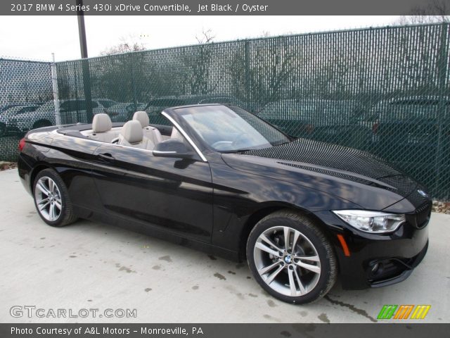 2017 BMW 4 Series 430i xDrive Convertible in Jet Black