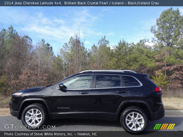 2014 Jeep Cherokee Latitude 4x4 in Brilliant Black Crystal Pearl