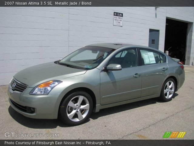 2007 Nissan Altima 3.5 SE in Metallic Jade