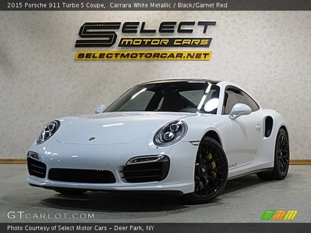 2015 Porsche 911 Turbo S Coupe in Carrara White Metallic