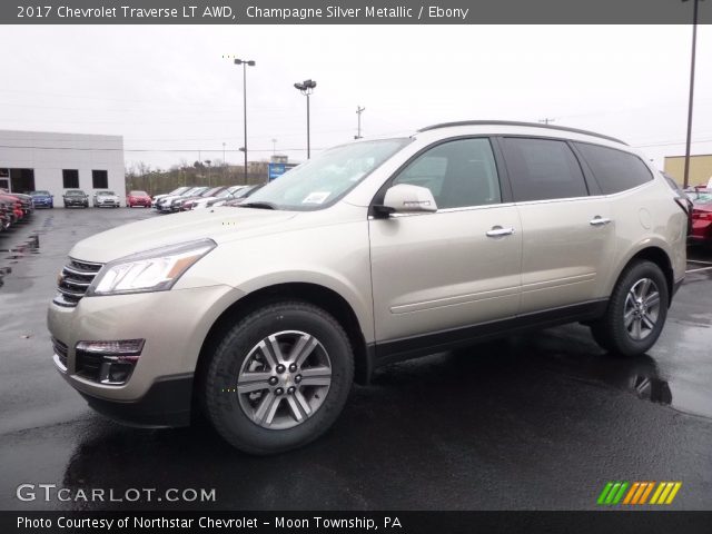 2017 Chevrolet Traverse LT AWD in Champagne Silver Metallic
