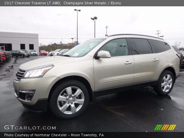2017 Chevrolet Traverse LT AWD in Champagne Silver Metallic
