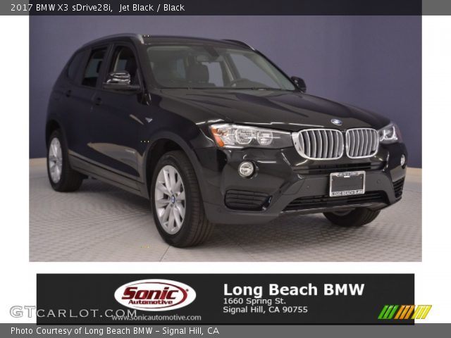 2017 BMW X3 sDrive28i in Jet Black