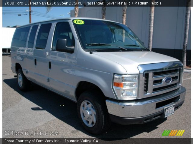 2008 Ford E Series Van E350 Super Duty XLT Passenger in Silver Metallic