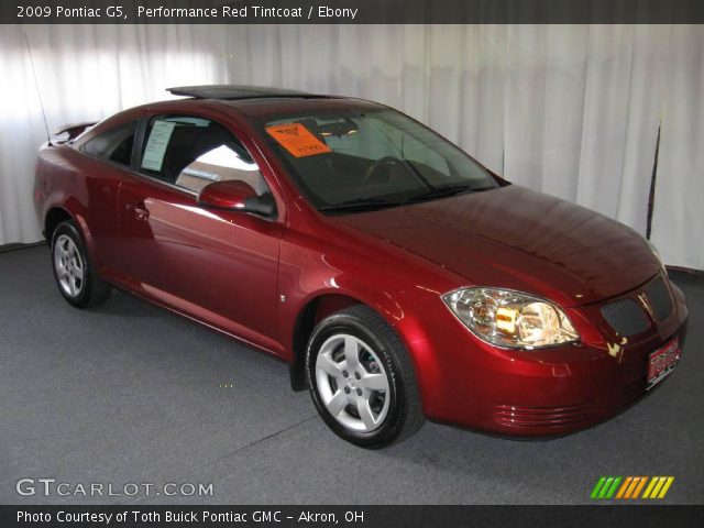 2009 Pontiac G5  in Performance Red Tintcoat