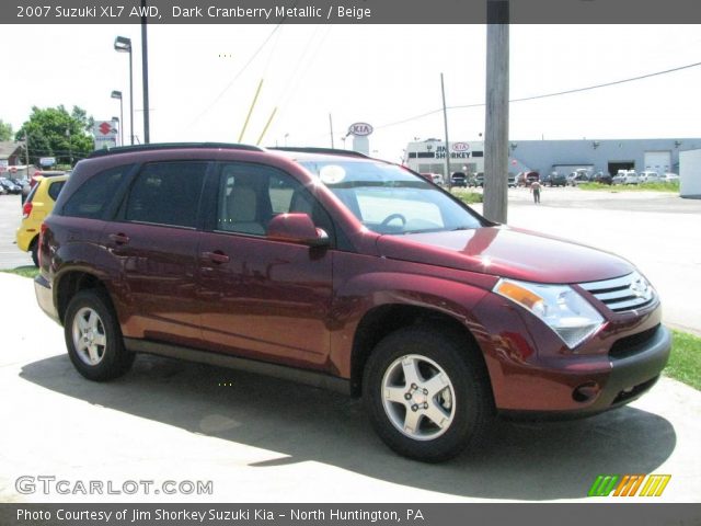 2007 Suzuki XL7 AWD in Dark Cranberry Metallic