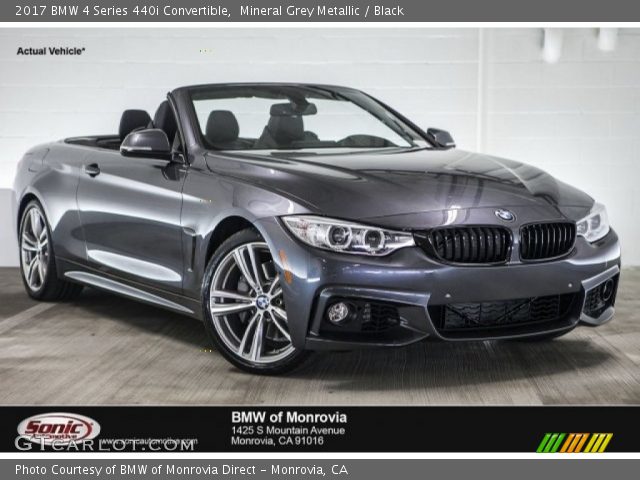 2017 BMW 4 Series 440i Convertible in Mineral Grey Metallic