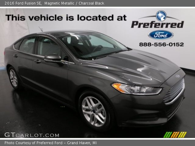 2016 Ford Fusion SE in Magnetic Metallic