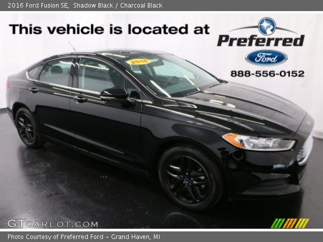 2016 Ford Fusion SE in Shadow Black