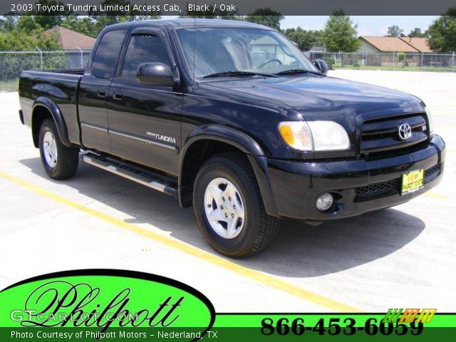 2003 Toyota Tundra Limited Access Cab in Black