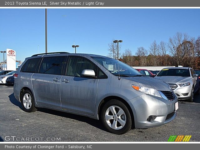 2013 Toyota Sienna LE in Silver Sky Metallic