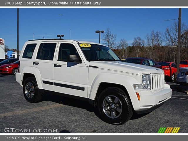 2008 Jeep Liberty Sport in Stone White