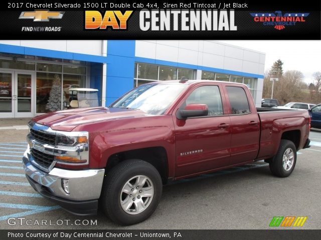 2017 Chevrolet Silverado 1500 LT Double Cab 4x4 in Siren Red Tintcoat