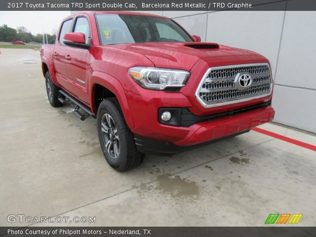 2017 Toyota Tacoma TRD Sport Double Cab in Barcelona Red Metallic