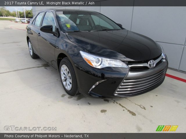 2017 Toyota Camry LE in Midnight Black Metallic