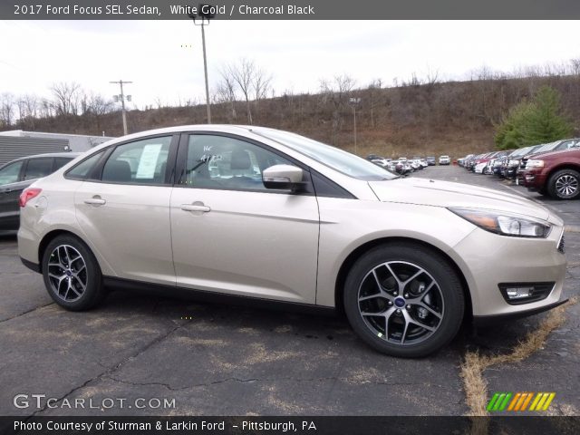 2017 Ford Focus SEL Sedan in White Gold